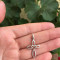 Pandantiv Argint 925 in forma de cruce bijuterii argint pandantiv
