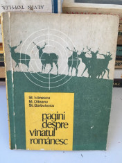 Pagini despre vanatul romanesc/St. Ivanescu s.a./1987 foto