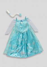 Rochie noua Disney + Coada +Crinolina Elsa din 3-4-5-6 ani Anglia foto