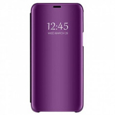 Husa Clear View Mirror Samsung Galaxy S7 Edge Purple foto