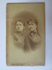 Fotografie pe carton 100 x 64 mm Karl Hahn/Crajova circa 1900 foto