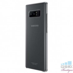 Husa Samsung Galaxy Note8 N950 EF-QN950CBEGWW Clear Cover Originala In Blister Neagra foto