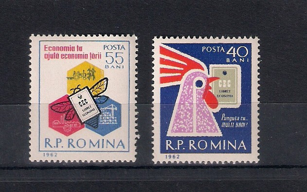 ROMANIA 1962 - CASA DE ECONOMII SI CONSEMNATIUNI, MNH - LP 534