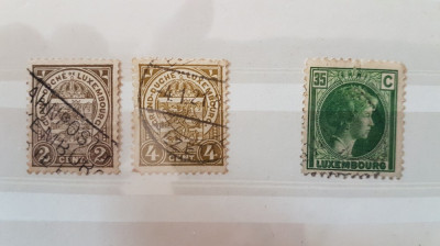 Belgia, Olanda, Luxemburg - 177 timbre stampilate deparaiate foto