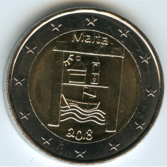 moneda 2 euro comemorativa MALTA 2018_Copiii și solidaritatea, UNC