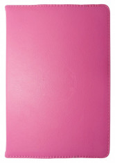 Husa tip carte roz trandafiriu cu stand rotativa pentru Apple iPad Air foto