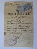 Cumpara ieftin Rar!Brevet serviciu Ciuc-Sanmartin cu suprastampila Pretura plasci Ciuc-San.1925, Romania 1900 - 1950