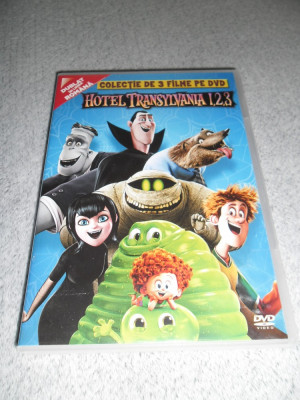 Hotel Transylvania 1, 2, 3 - DVD desene animate dublate limba romana foto