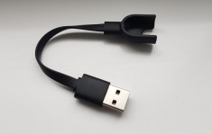 Incarcator USB bratara fitness Xiaomi Mi Band 2, original, negru foto