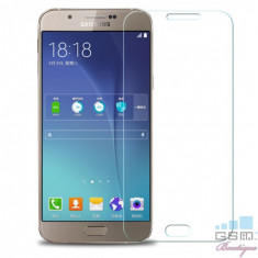 Geam Folie Sticla Protectie Display Samsung Galaxy A8 Transparent foto
