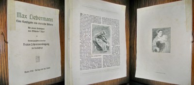 890-Album de arta-Pictor Max Liebermann-Mainz 1910. foto