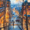 Puzzle Schmidt - 1000 de piese - Evgeny Lushpin : A SPRING MORNING IN MONTMARTRE