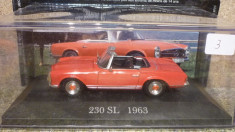 Vand macheta Mercedes 230 SL - 1963 , scara 1/43. foto