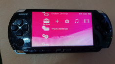 148.Consola PSP 3000 MODATA PSP MODAT Card 16 GB + 138 Jocuri Pe Card foto