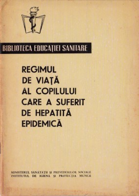 Regimul de viață al copilului care a suferit de hepatită epidemică foto