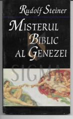 RUDOLF STEINER - MISTERUL BIBLIC AL GENEZEI , 1995 foto