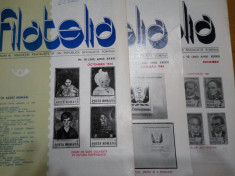 Revista filatelia-1984-nr.6,10,11,12 foto