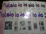 Revista filatelia-1986-set complet 12 numere, Sasa Pana