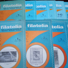 Revista filatelia-1980-set complet 12 numere