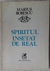 MARIUS ROBESCU - SPIRITUL INSETAT DE REAL (VERSURI ed. princeps 1978 / 610 ex.)