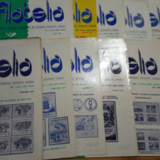 Revista filatelia-1987-set complet 12 numere