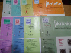 Revista filatelia-1970-nr.1,3,5,6,8,10,11,12 foto
