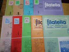 Revista filatelia-1968-nr.1,2,3,4,5,6,7,10,11 foto