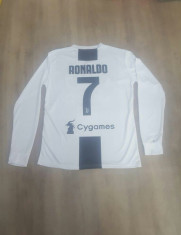 BLUZA MANECA LUNGA RONALDO JUVENTUS MARIMI S,M,L,XL,XXL foto