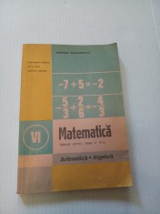 Matematica pentru clasa a VI-a - Constantin Popovici foto
