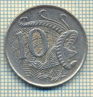 12011 MONEDA - AUSTRALIA - 10 CENTS - ANUL 1977 -STAREA CARE SE VEDE