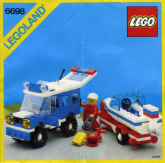 LEGO 6698 RV with Speedboat foto