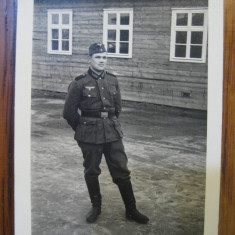 ww2-3Reich-Militar langa baraca, piesa originala anii 1940.