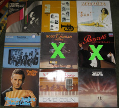 vinyl ,Scott Joplin,Zamfir,White Nights,David Collini,Tudor Gheorghe foto