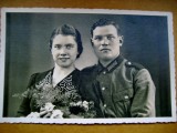 ww2-3Reich-Militar cu sotia, piesa originala anii 1940.