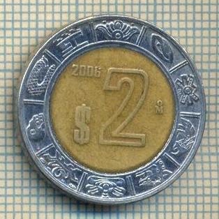 12006 MONEDA - MEXIC - 2 PESOS - ANUL 2006 -STAREA CARE SE VEDE foto