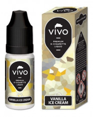 Lichid pentru tigare electronica, nicotina 6 mg./ml. Vanilla Ice Cream, Vivo, flacon 10ml + bricheta cadou foto