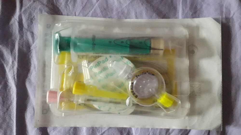 Vand trusa pentru epidurala Braun Perifix 451 | arhiva Okazii.ro