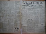 Ziarul Vulturul , nr. 96 din 1908 , cromolitografie mare ; Penes Curcanul