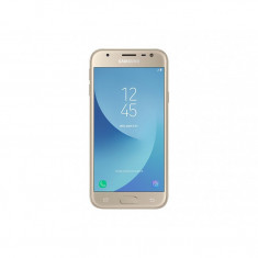 Smartphone Samsung Galaxy J3 2017 , Dual Sim , 5 Inch , Quad Core , 2 GB RAM , 16 GB , Retea 4G , Android Nougat , Gold foto