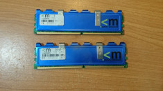 Ram Desktop Mushkin DDR2 2X1GB PC2-8500 foto