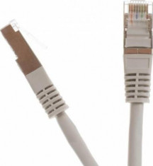 Cablu FTP DBX Patchcord Cat 5e 15m Gri foto