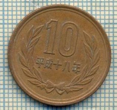 11991 MONEDA - JAPONIA - 10 YEN - ANUL ? -STAREA CARE SE VEDE foto