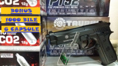 PISTOL Full Metal 1Kg airsoft TAURUS CO2+8 capsule+1000bile 0,25gr foto