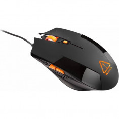 Mouse gaming Canyon Vigil , Optic SunPlus , 2400 DPI , Negru/Portocaliu foto