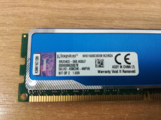 Memorie Ram Kingston HyperX Blu 4 GB (1 X 4 GB) 1600Mhz. foto