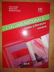 Evaluare nationala limba romana. Editura ART foto