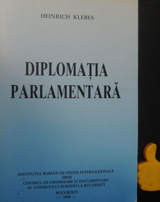 Diplomatia parlamentara Heinrich Klebes