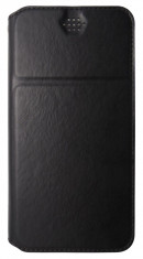 Husa tip carte cu stand Dux Ducis Every Mediu (5.2-5.5 inch) neagra pentru Allview X4 Soul Infinity L, N, S, Z foto
