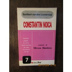 CONSTANTIN NOICA COMENTAT DE MIRCEA HANDOCA, 1994