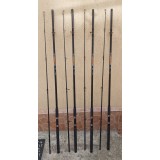 SET 4 Lansete 3 metri GOLD SHARK din 2 bucati cu actiune 60-120gr INELE CERAMICE